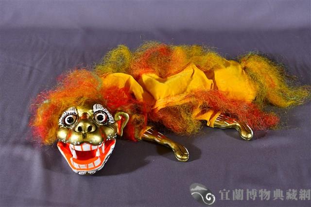 布袋戲偶（獅）藏品圖，第2張