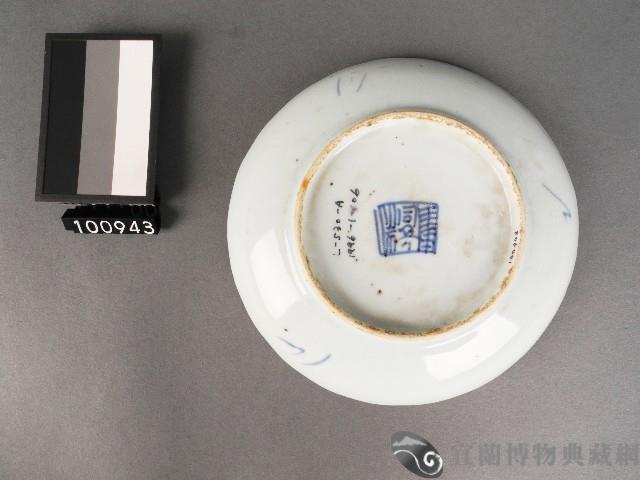 青花樓閣鳥紋碗藏品圖，第3張