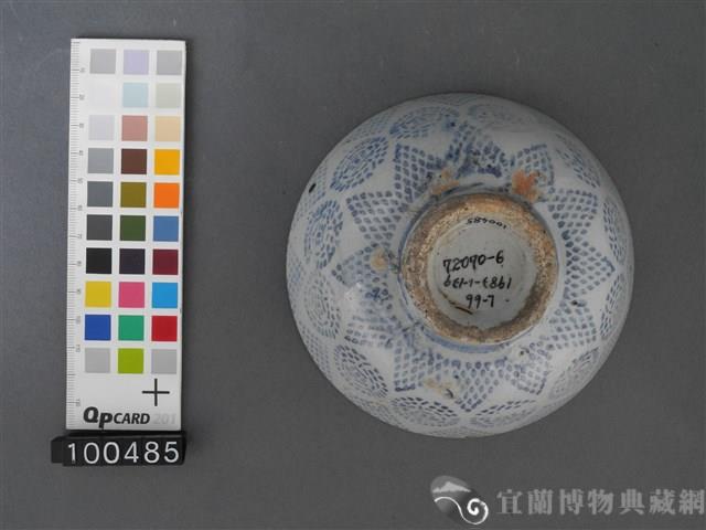 青花印花碗藏品圖，第3張