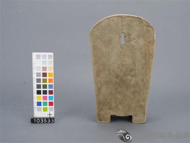 黃釉人物紋箸籠藏品圖，第3張