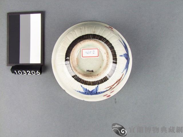 三彩葉紋碗藏品圖，第3張
