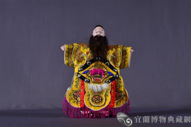 布袋戲偶(武鬚文)藏品圖，第1張