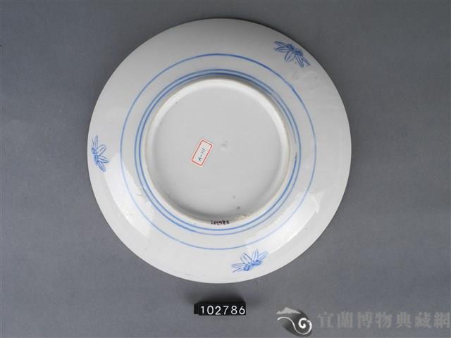 青花山水紋盤藏品圖，第3張