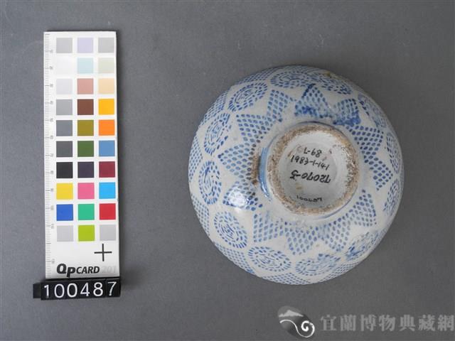 青花印花碗藏品圖，第3張