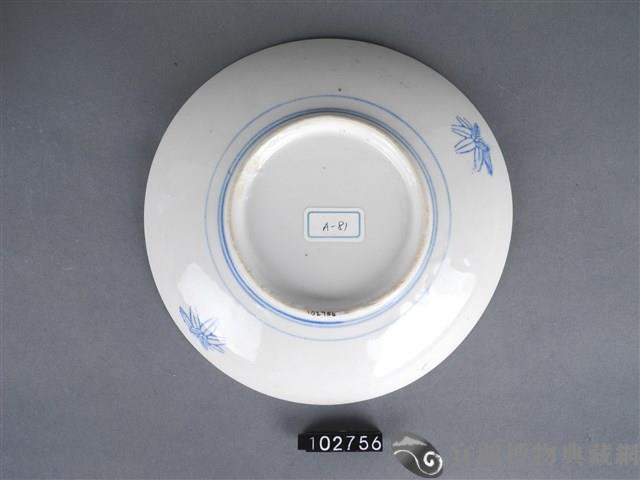 青花山水紋盤藏品圖，第3張