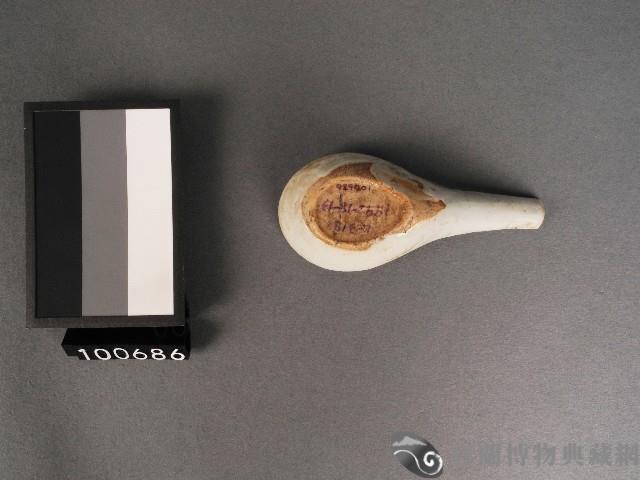 藍釉壽字湯匙藏品圖，第3張