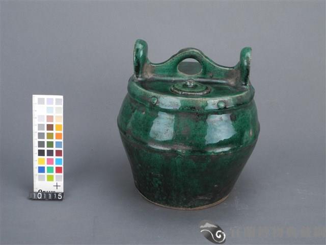 綠釉雙耳茶壺藏品圖，第3張