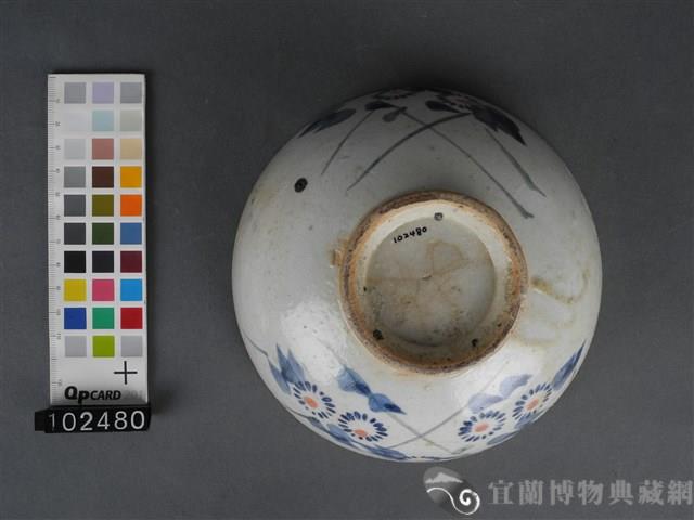 紅藍彩花蝶紋碗藏品圖，第3張