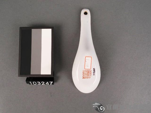 紅綠彩花卉紋湯匙藏品圖，第3張