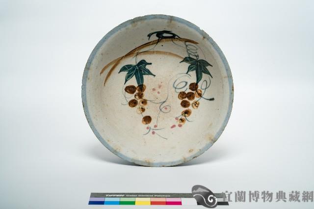 鶯歌手繪葡萄碗公藏品圖，第1張