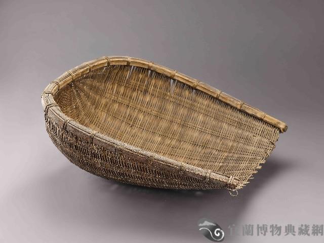竹編畚箕藏品圖，第1張