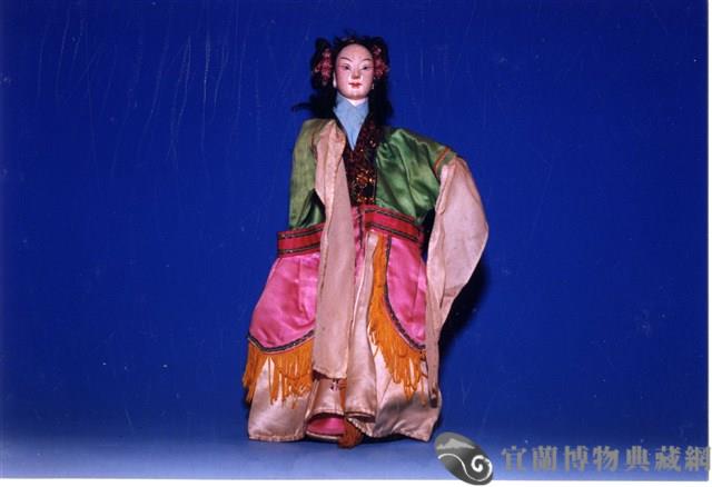 布袋戲偶（旦）藏品圖，第1張