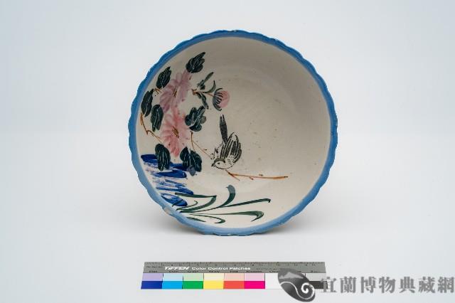 鶯歌手繪花鳥碗公藏品圖，第1張