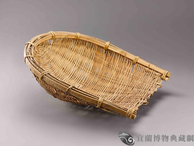 竹編畚箕藏品圖，第1張