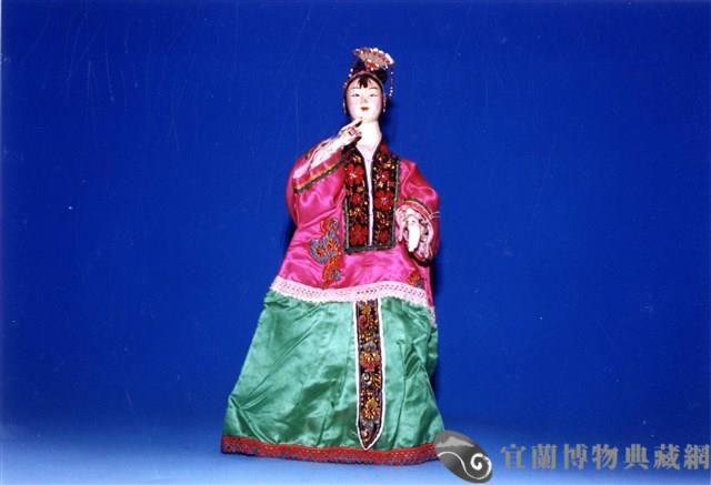 布袋戲偶（旦）藏品圖，第1張