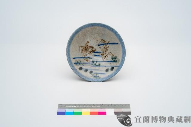 鶯歌蓋印加彩雙魚盤藏品圖，第1張