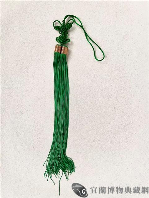 綠中國結腰飾藏品圖，第1張