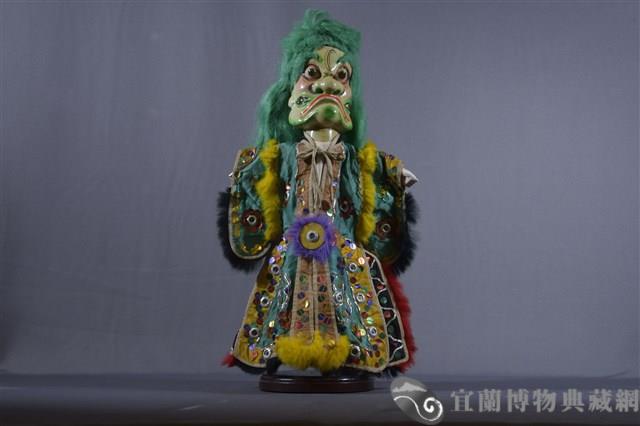 布袋戲偶（怪頭）藏品圖，第1張