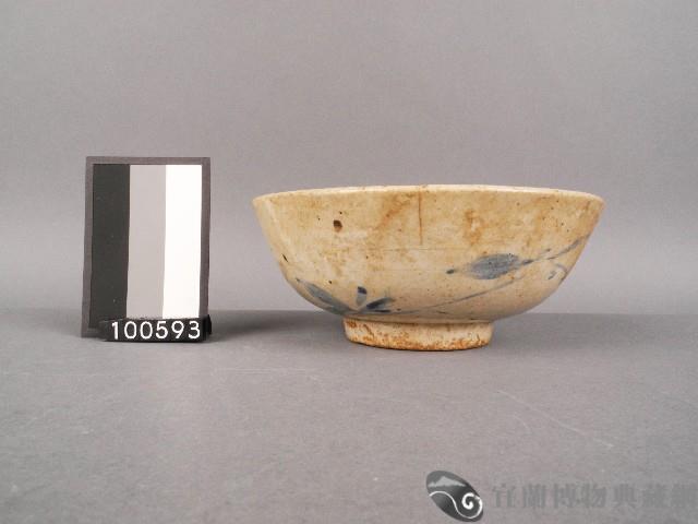 青花葉紋碗藏品圖，第1張