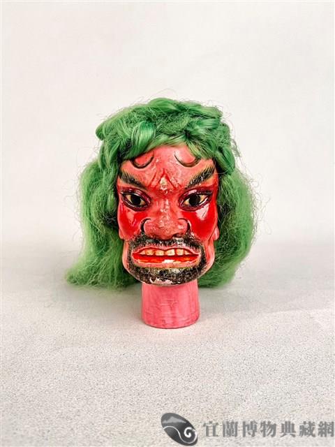 布袋戲偶頭 （怪頭）藏品圖，第1張