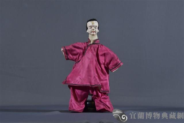 布袋戲偶（大頭旦）藏品圖，第1張