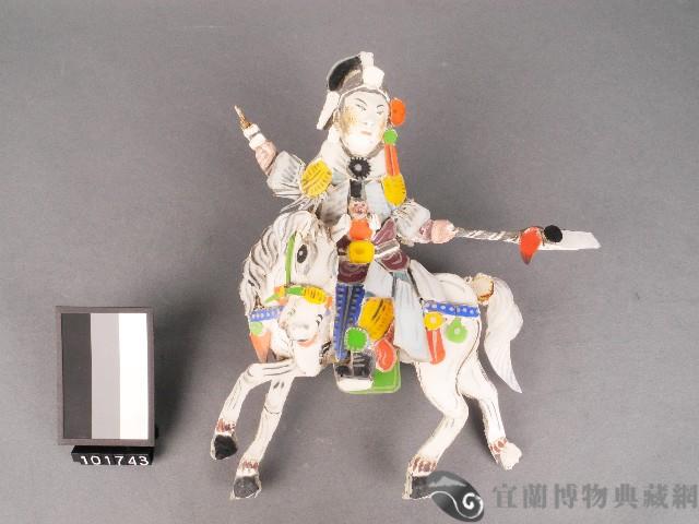 騎馬人像泥塑藏品圖，第1張