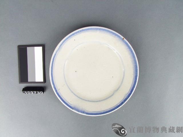 青花線紋盤藏品圖，第1張