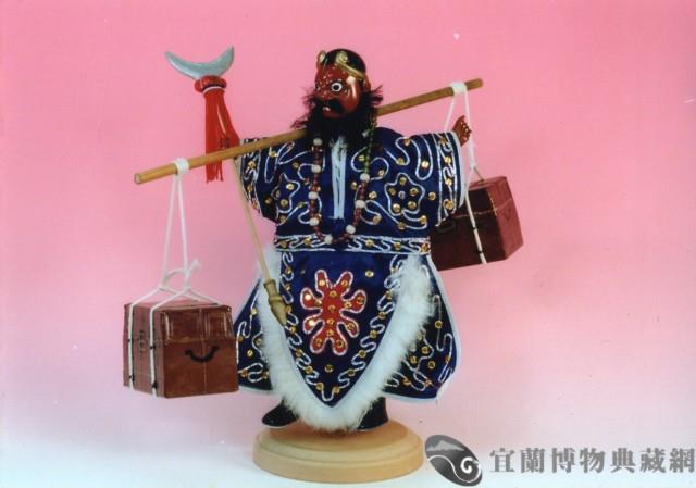 布袋戲偶（伏虎頭）藏品圖，第1張