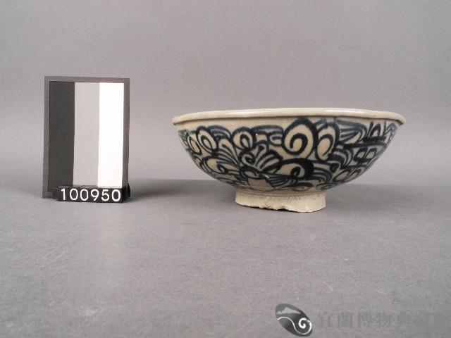 青花囍字碗藏品圖，第1張