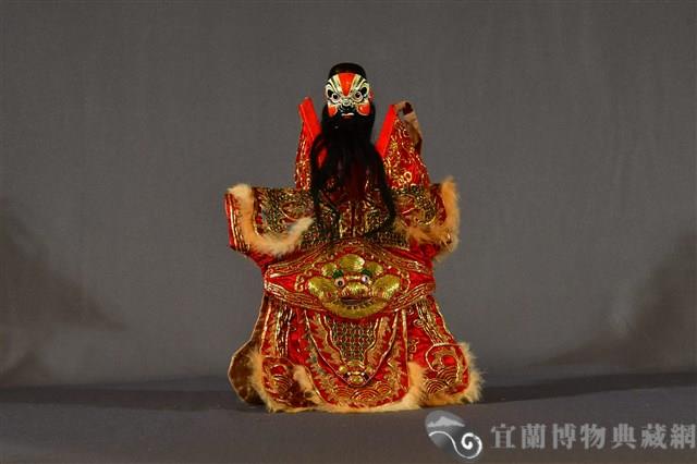 布袋戲偶（紅虎）藏品圖，第1張