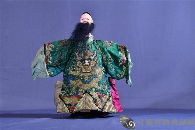 布袋戲偶（鬚文）藏品圖，第1張