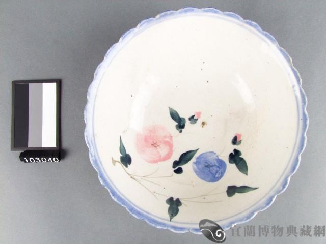 三彩花卉紋碗藏品圖，第1張