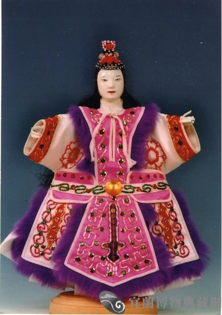 布袋戲偶（武旦）藏品圖，第1張