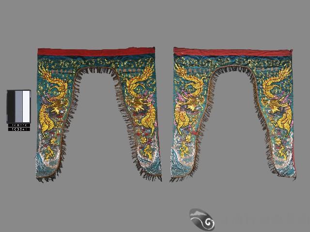 線繡龍紋門籬藏品圖，第1張