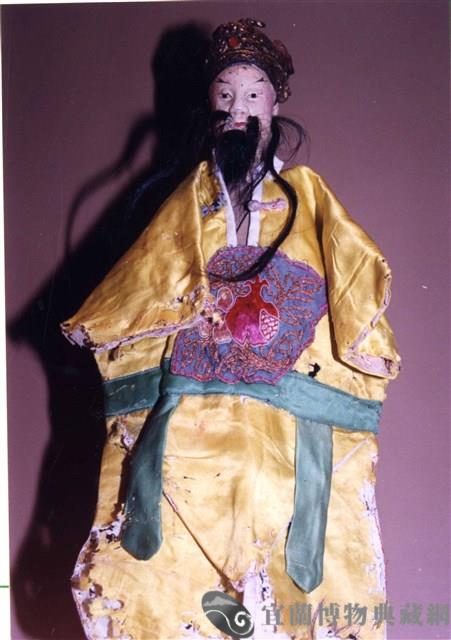 布袋戲偶（鬚文）藏品圖，第1張