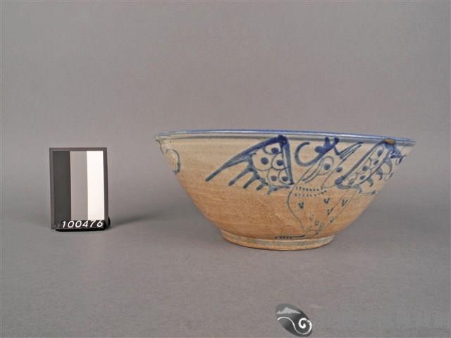 青花雞公紋碗藏品圖，第1張