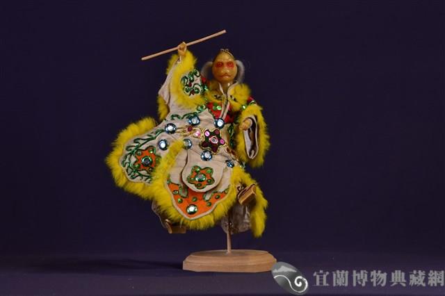 布袋戲偶（猴頭）藏品圖，第1張