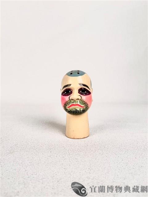 布袋戲偶頭 （野奸僧）藏品圖，第1張