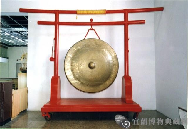 大銅鑼（含鑼車）藏品圖，第1張