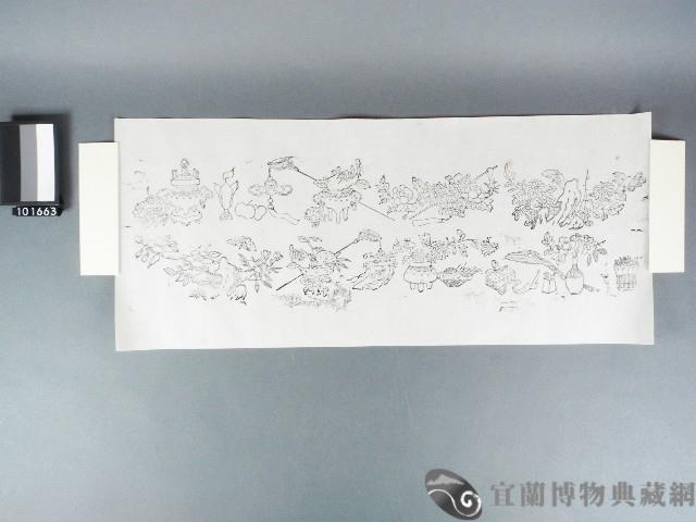 吉祥圖示版畫藏品圖，第1張