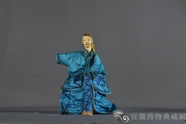 布袋戲偶（武旦）藏品圖，第1張