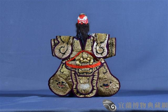 布袋戲偶（紅關）藏品圖，第1張