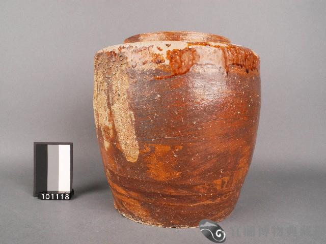 赤釉短頸壺藏品圖，第1張