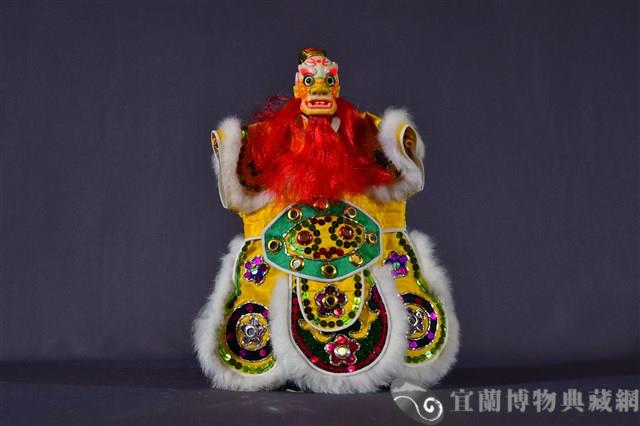 布袋戲偶（掛架龍王頭）藏品圖，第1張