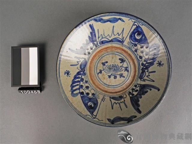 青花魚紋盤藏品圖，第1張