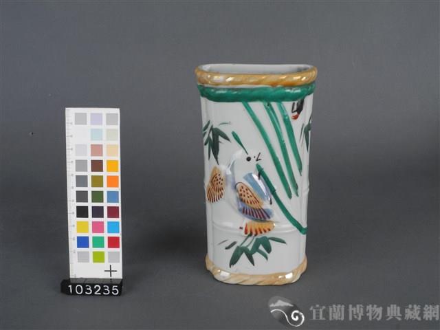 彩繪竹枝花鳥圖箸籠藏品圖，第1張