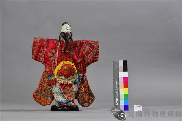 布袋戲偶（鬚文）藏品圖，第1張