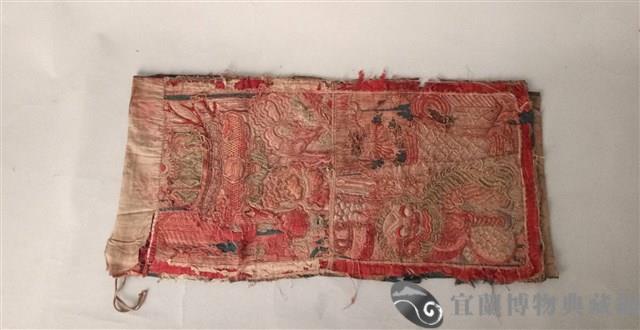 傀儡戲台繡片藏品圖，第1張