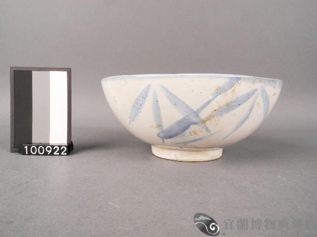 青花葉紋碗藏品圖，第1張