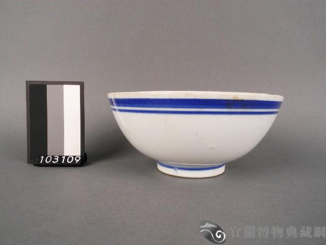 青花線紋碗藏品圖，第1張